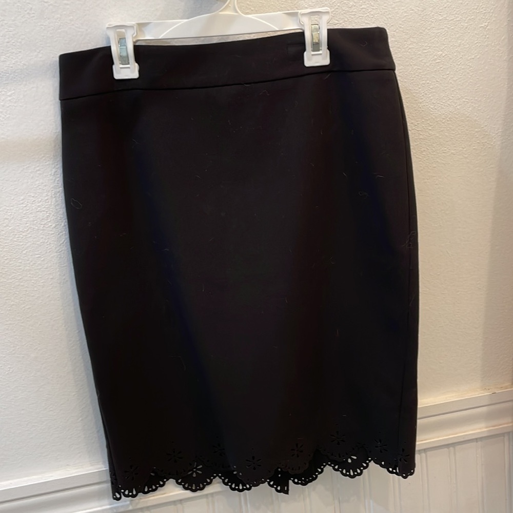 Ann Taylor Black Pencil Skirt